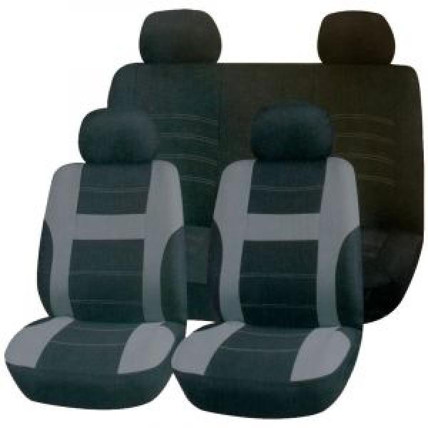 Kit cubreasientos Doral gris poliéster 11 piezas Majic