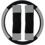 Kit cubreasientos Doral gris poliéster 11 piezas Majic